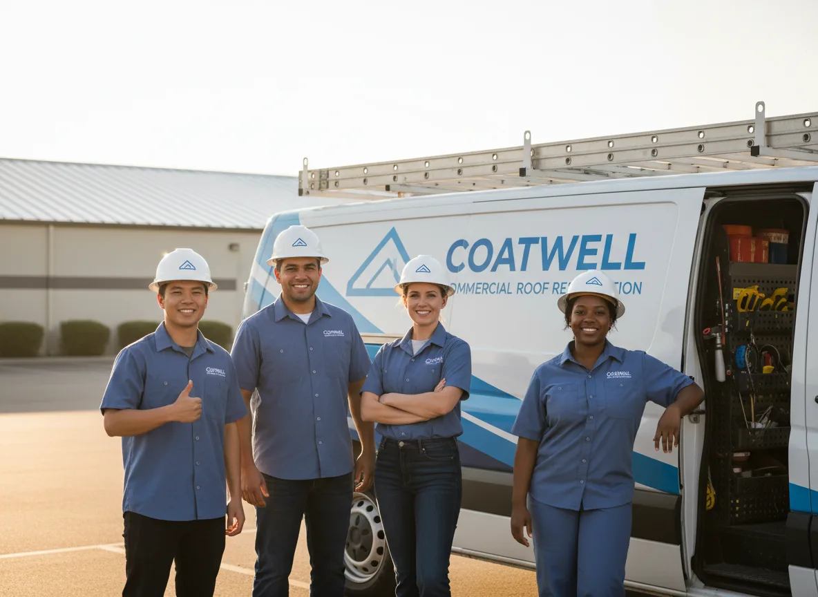 Commercial roof coating company in Acton, MA